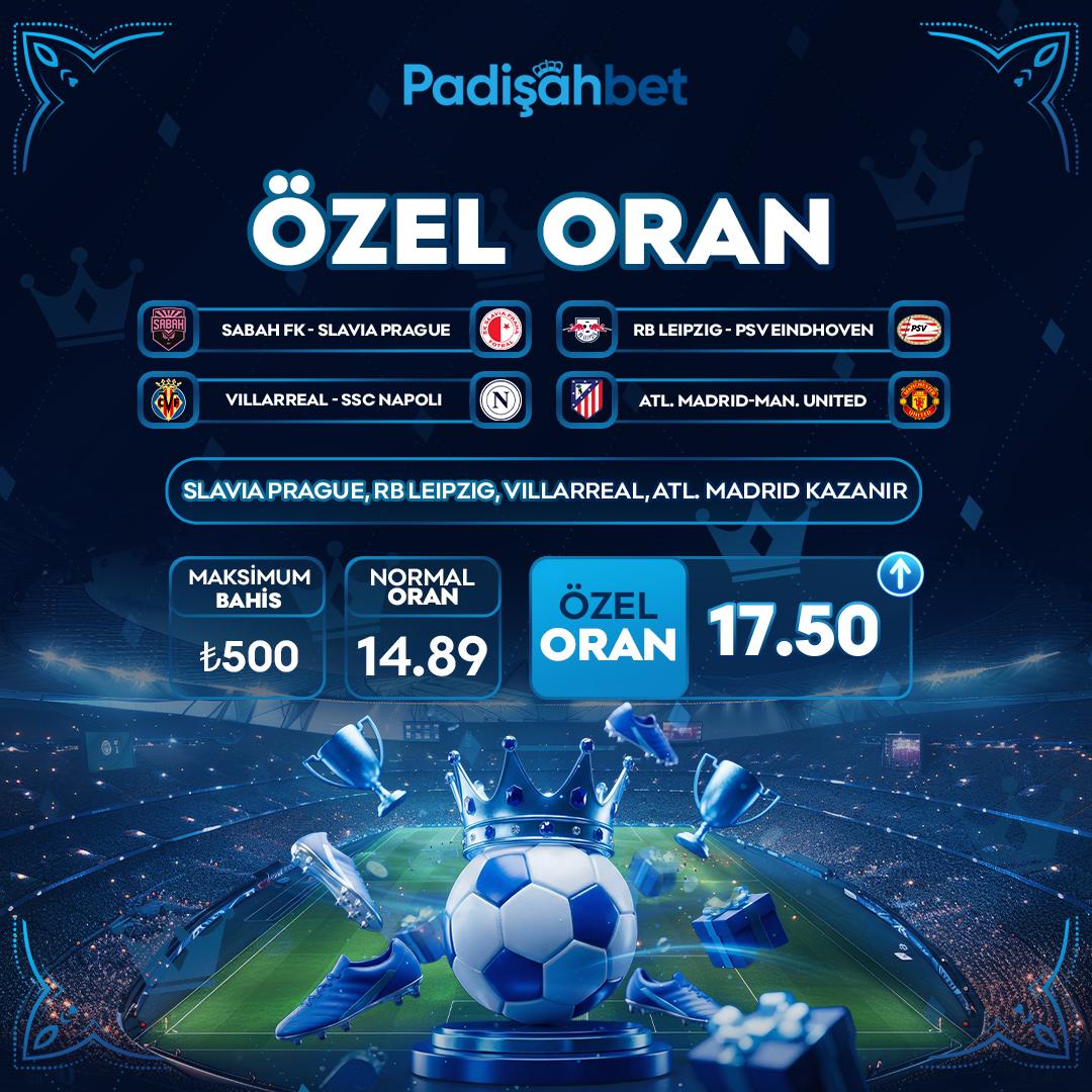 Padişahbet 17,50 oran özel oran
