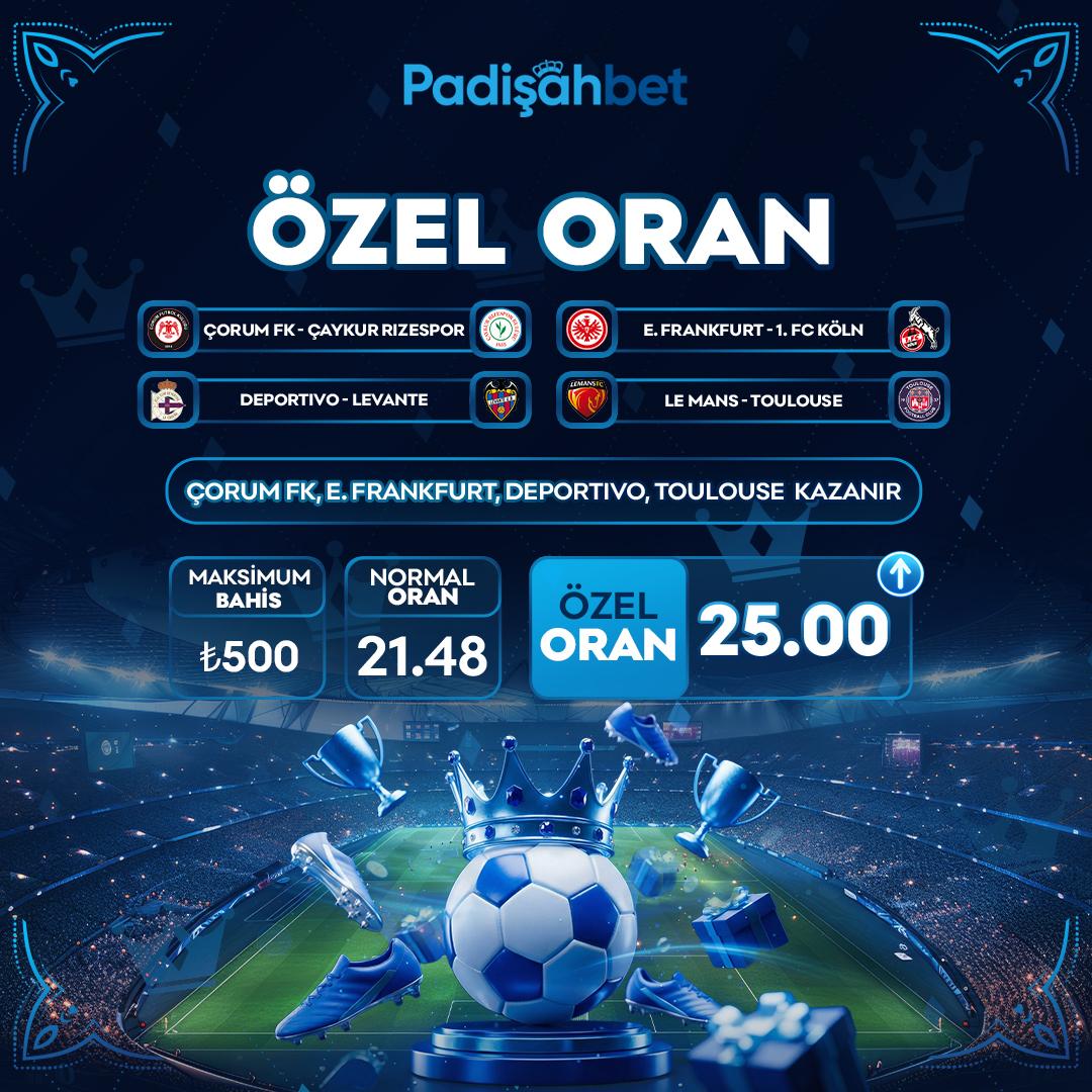 Padişahbet 25 oran özel oran