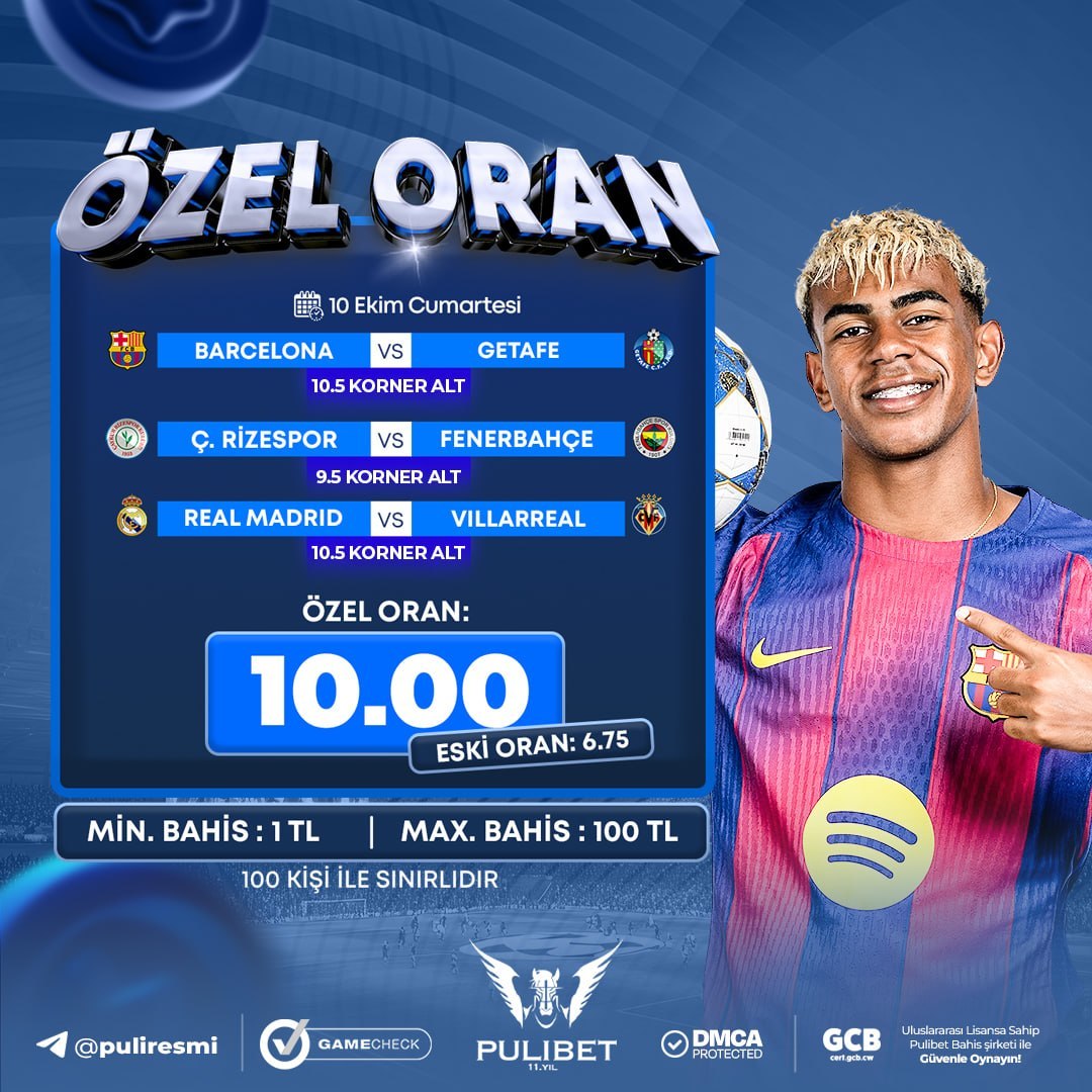 Pulibet 10 oran özel oran