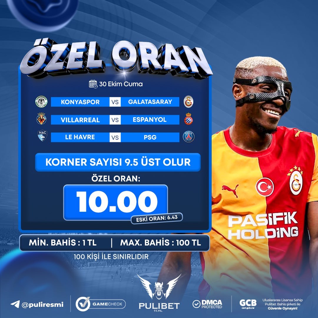 Pulibet 10 oran özel oran