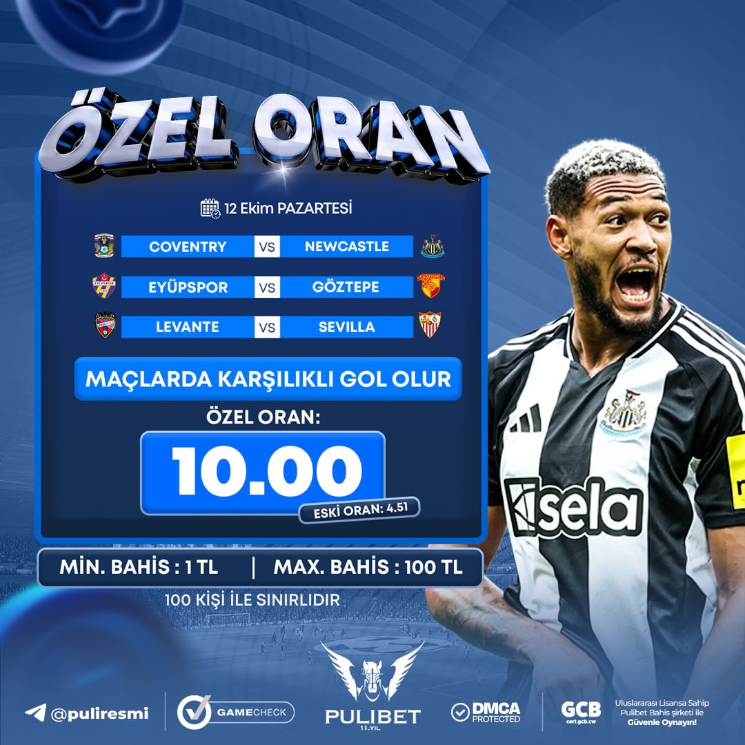 Pulibet 10 oran özel oran