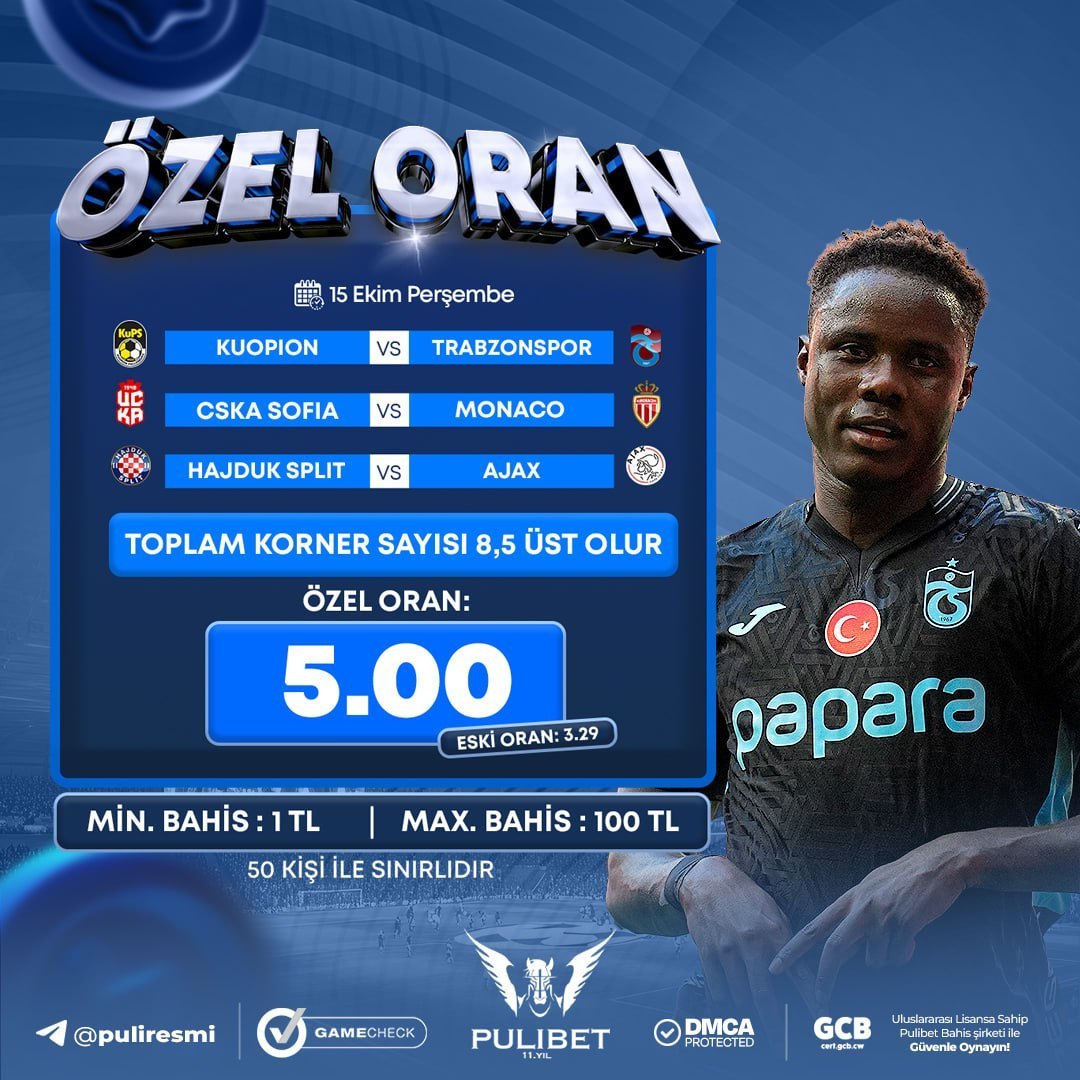 Pulibet 5 oran özel oran