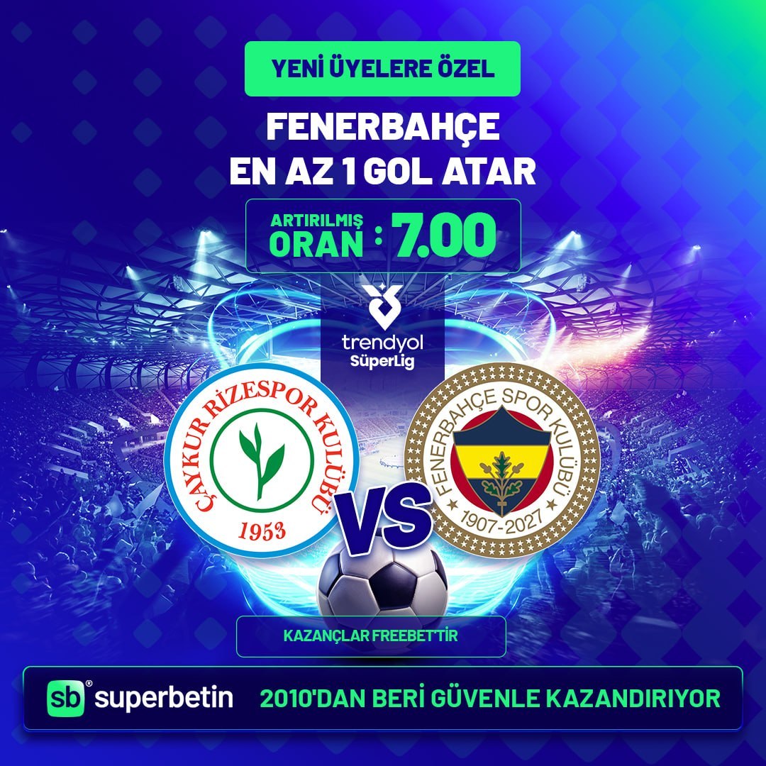 Superbetin 7 oran özel oran