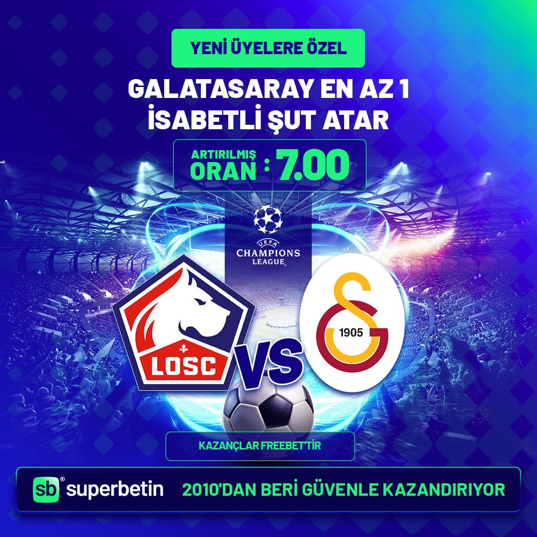 Superbetin 7 oran özel oran