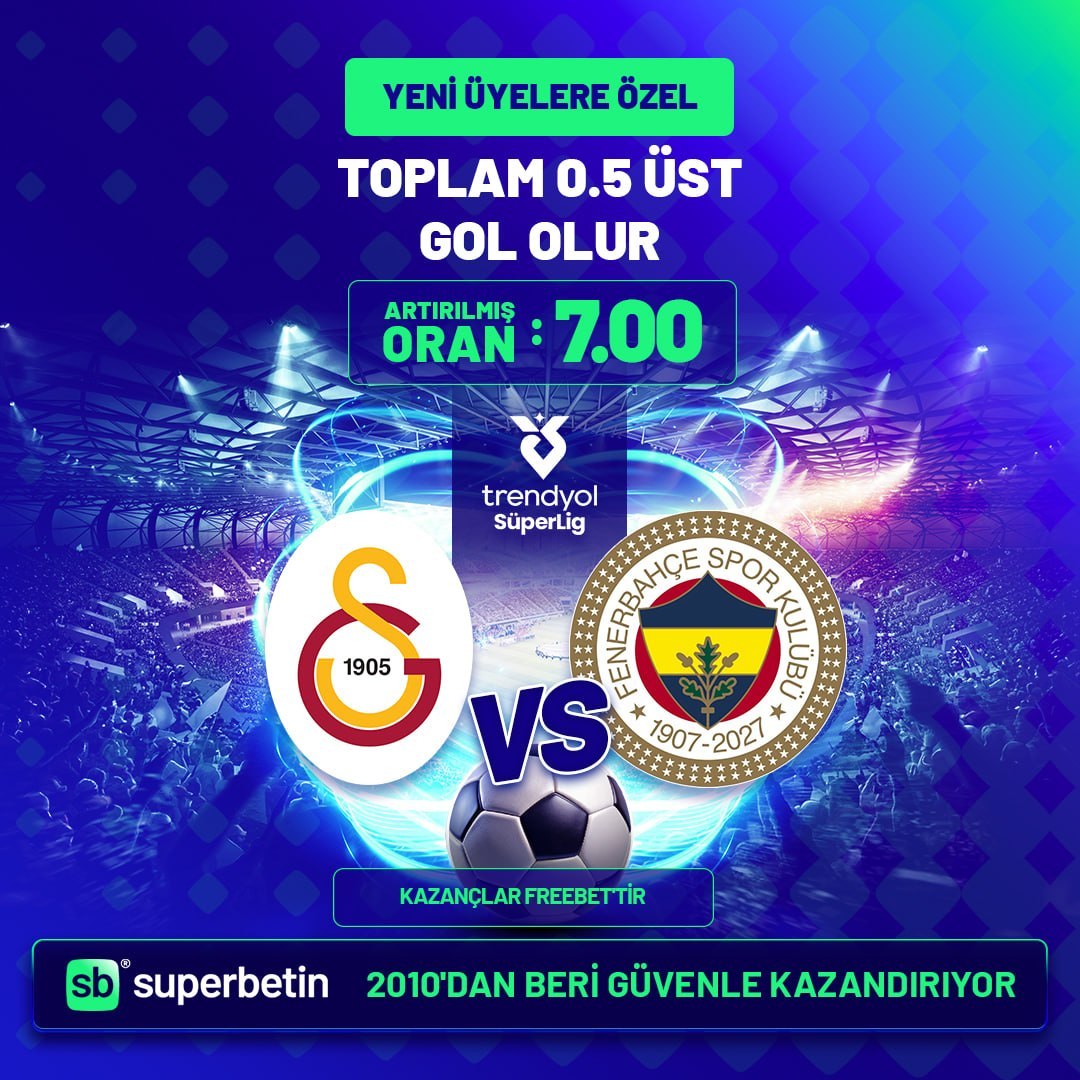Superbetin 7 oran özel oran
